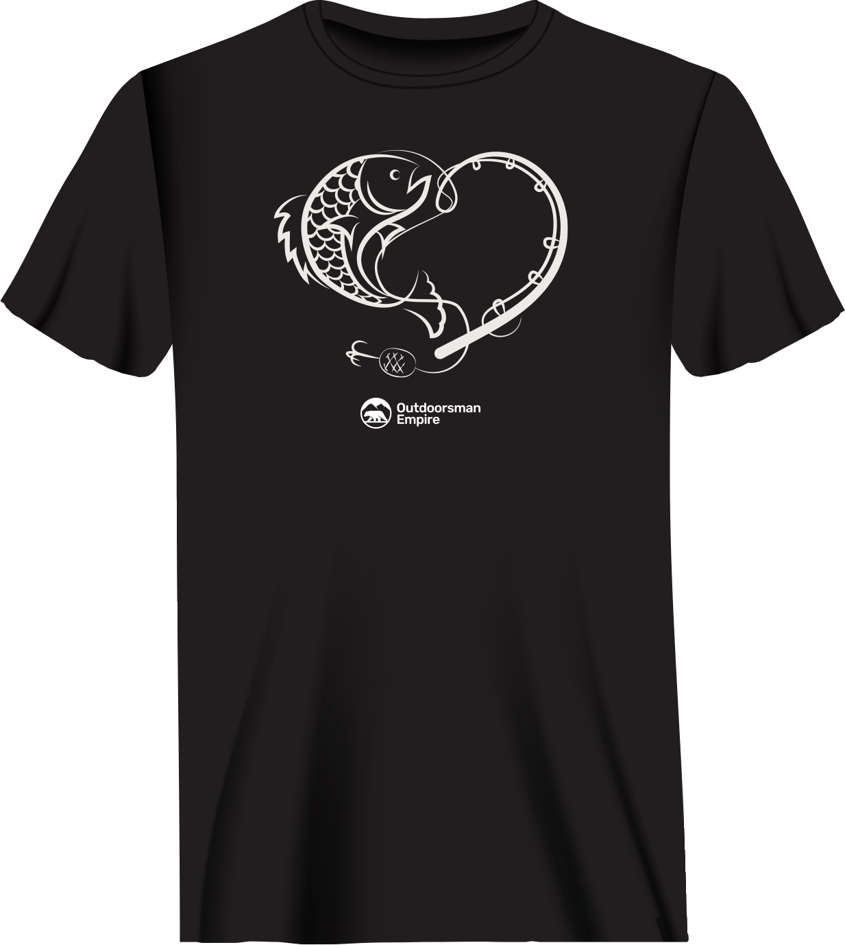 Fishing Heart Man T-Shirt