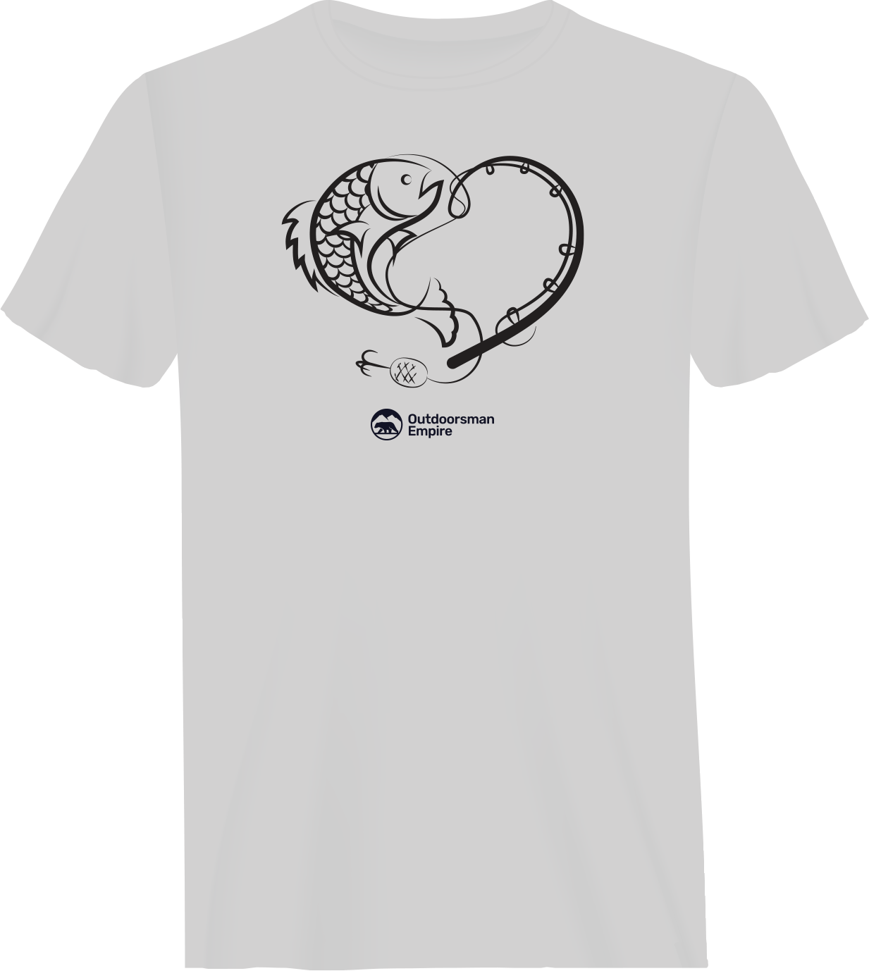 Fishing Heart Man T-Shirt