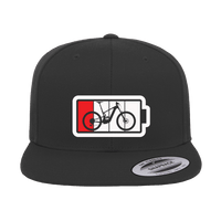 Thumbnail for Low Battery Embroidered Flat Bill Cap