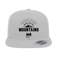 Thumbnail for Made For The Mountains Embroidered Flat Bill Cap