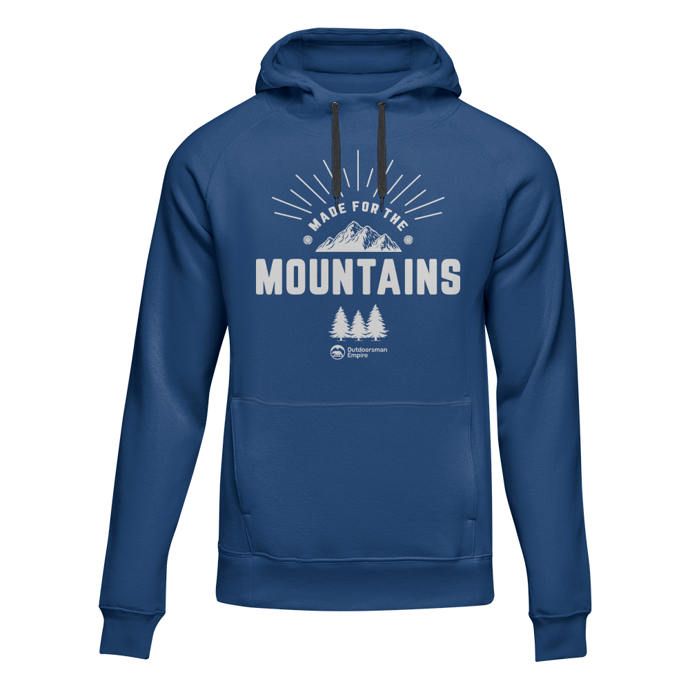 Made For The Mountains Adult Fleece Hooded Sweatshirt
