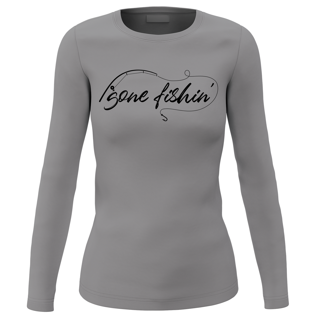 Gone fishing v2 with Rod' Long Sleeve for Women