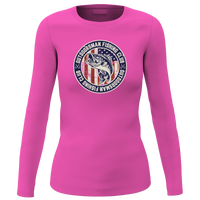 Thumbnail for Outdoorsman Fishing Club Patriotic' Long Sleeve for Women