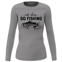 Thumbnail for Eat Sleep Go Fishing Women Long Sleeve Shirt