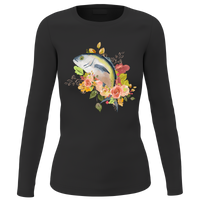 Thumbnail for Fishing Flower Women Long Sleeve Shirt