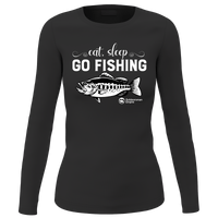 Thumbnail for Eat Sleep Go Fishing Women Long Sleeve Shirt