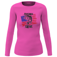 Thumbnail for Fisherman American Empire Color Women Long Sleeve Shirt