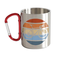 Thumbnail for Modern Vintage Bicycle Stainless Steel Double Wall Carabiner Mug 12oz