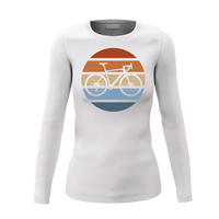 Thumbnail for Modern Vintage Bicycle Women Long Sleeve Shirt