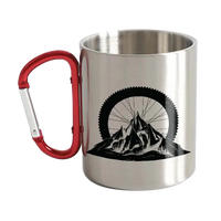 Thumbnail for Mountain Tires Stainless Steel Double Wall Carabiner Mug 12oz
