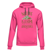 Thumbnail for Nature Is A Home Adult Fleece Hooded Sweatshirt