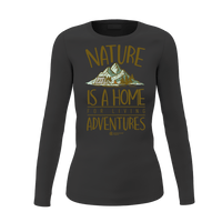 Thumbnail for Nature Is A Home Women Long Sleeve Shirt