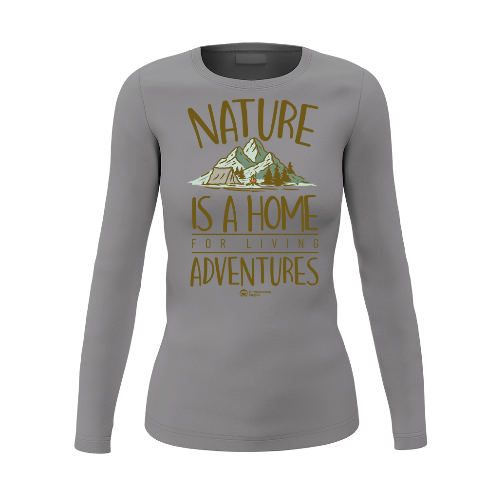 Nature Is A Home Women Long Sleeve Shirt