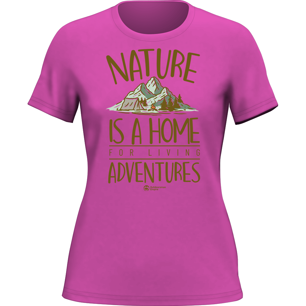 Nature Is A Home T-Shirt for Women
