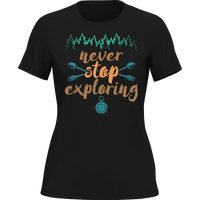 Thumbnail for Never Stop Exploring T-Shirt for Women