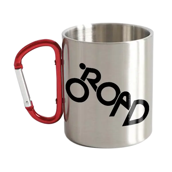 O Road Stainless Steel Double Wall Carabiner Mug 12oz
