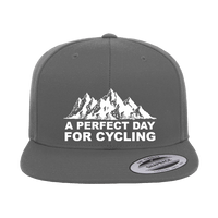 Thumbnail for Perfect Day For Cycling Embroidered Flat Bill Cap