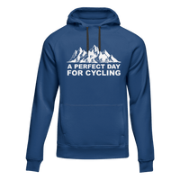 Thumbnail for Perfect Day For Cycling Adult Fleece Hooded Sweatshirt