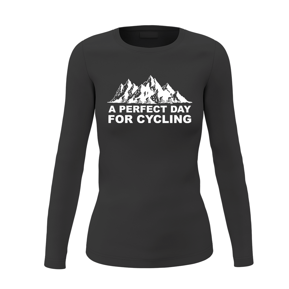 Perfect Day For Cycling Women Long Sleeve Shirt