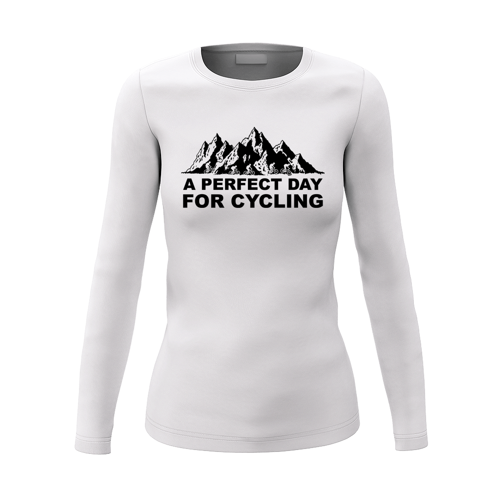 Perfect Day For Cycling Women Long Sleeve Shirt