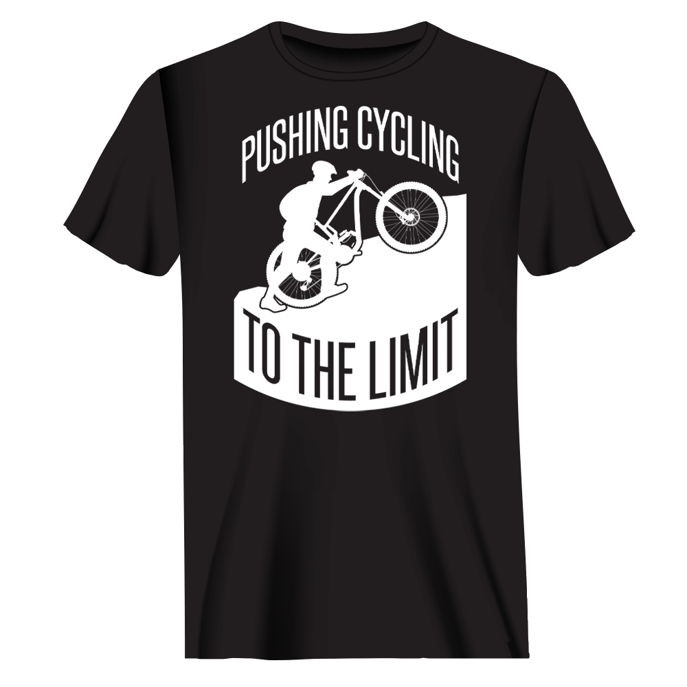 Pushing Cycling To The Limit T-Shirt for Men