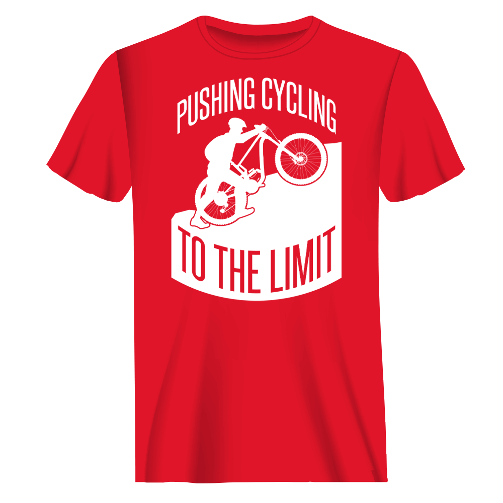 Pushing Cycling To The Limit T-Shirt for Men