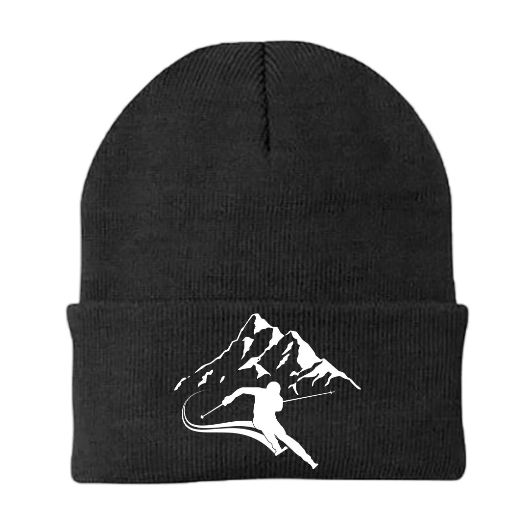 Run From The Avalanche Embroidered Beanie