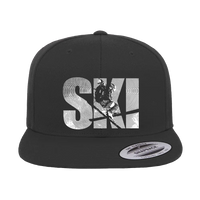 Thumbnail for Ski Embroidered Flat Bill Cap