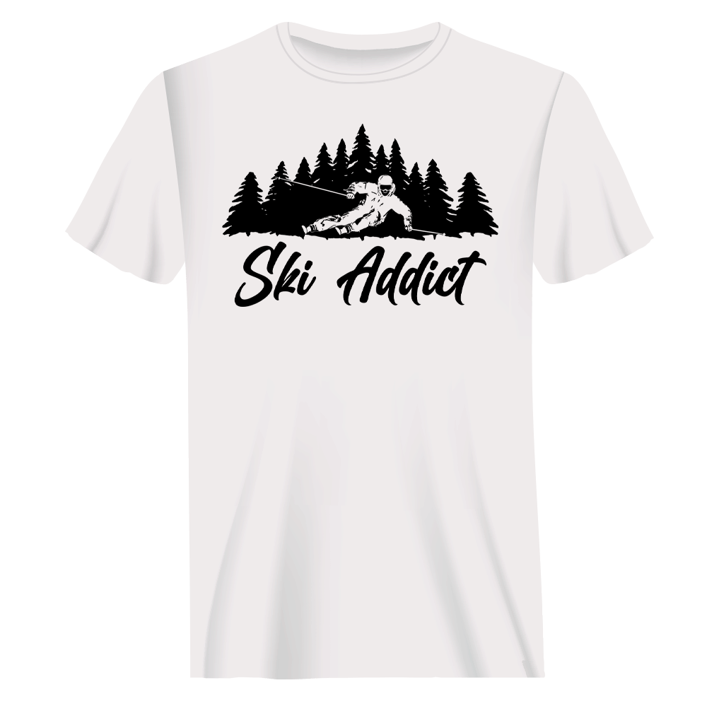 Ski Addict T-Shirt for Men