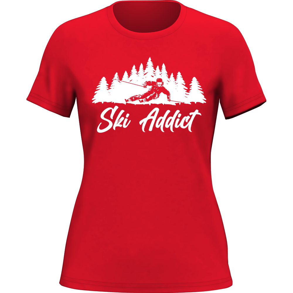 Ski Addict T-Shirt for Women