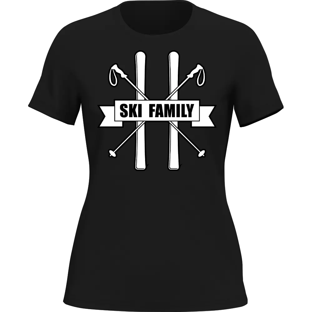 Ski Family T-Shirt for Women