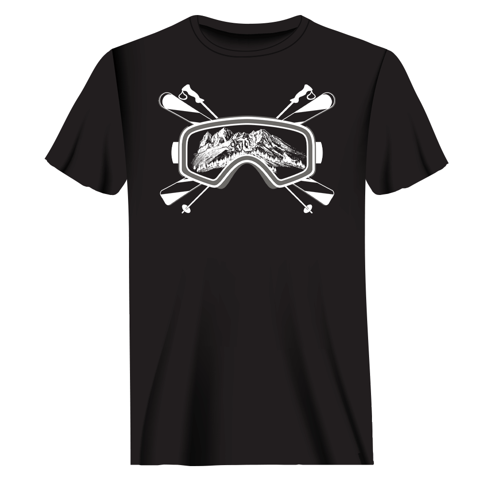Ski Goggles T-Shirt for Men