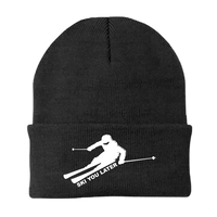 Thumbnail for Ski You Later Embroidered Beanie