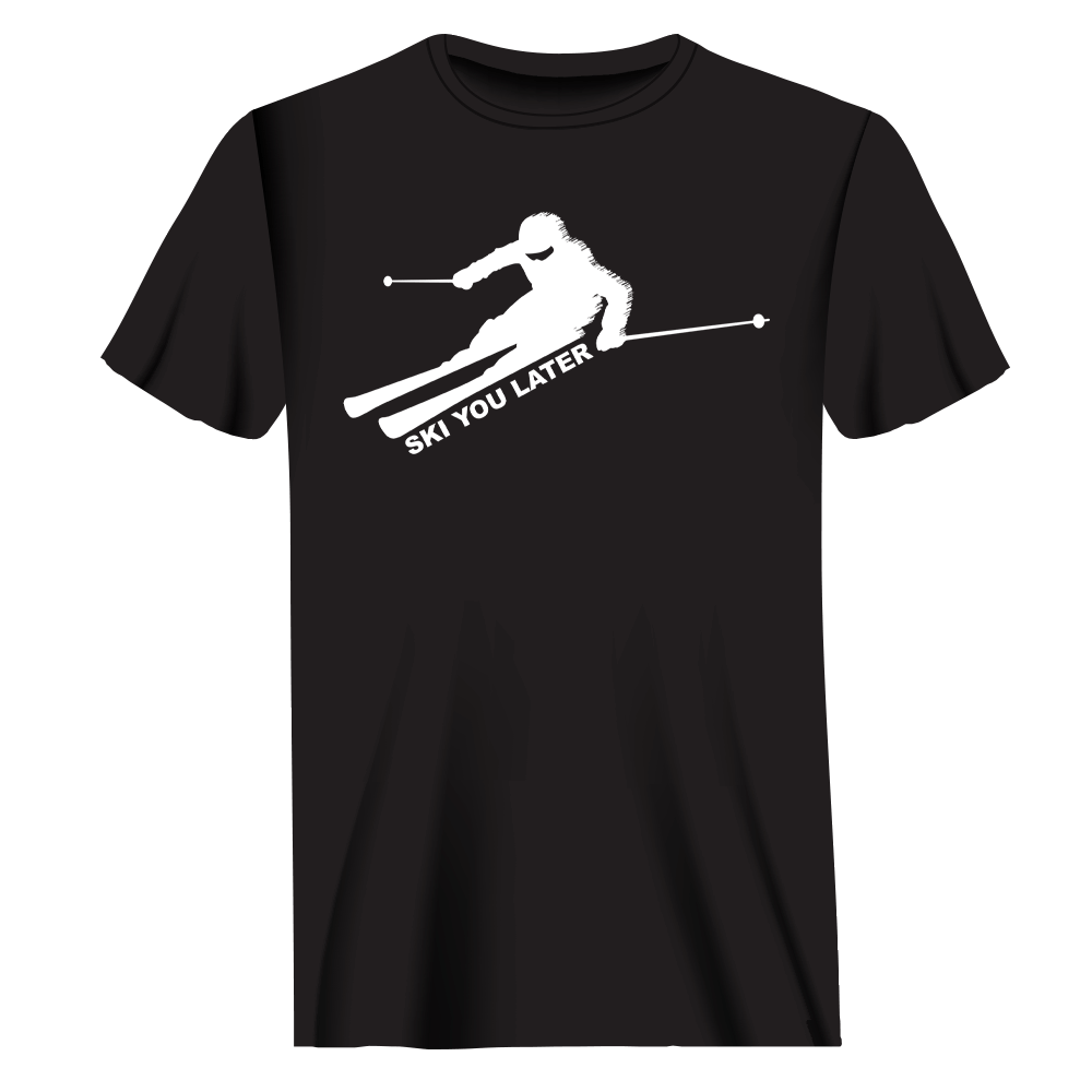 Ski You Later T-Shirt for Men