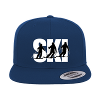 Thumbnail for Ski Embroidered Flat Bill Cap