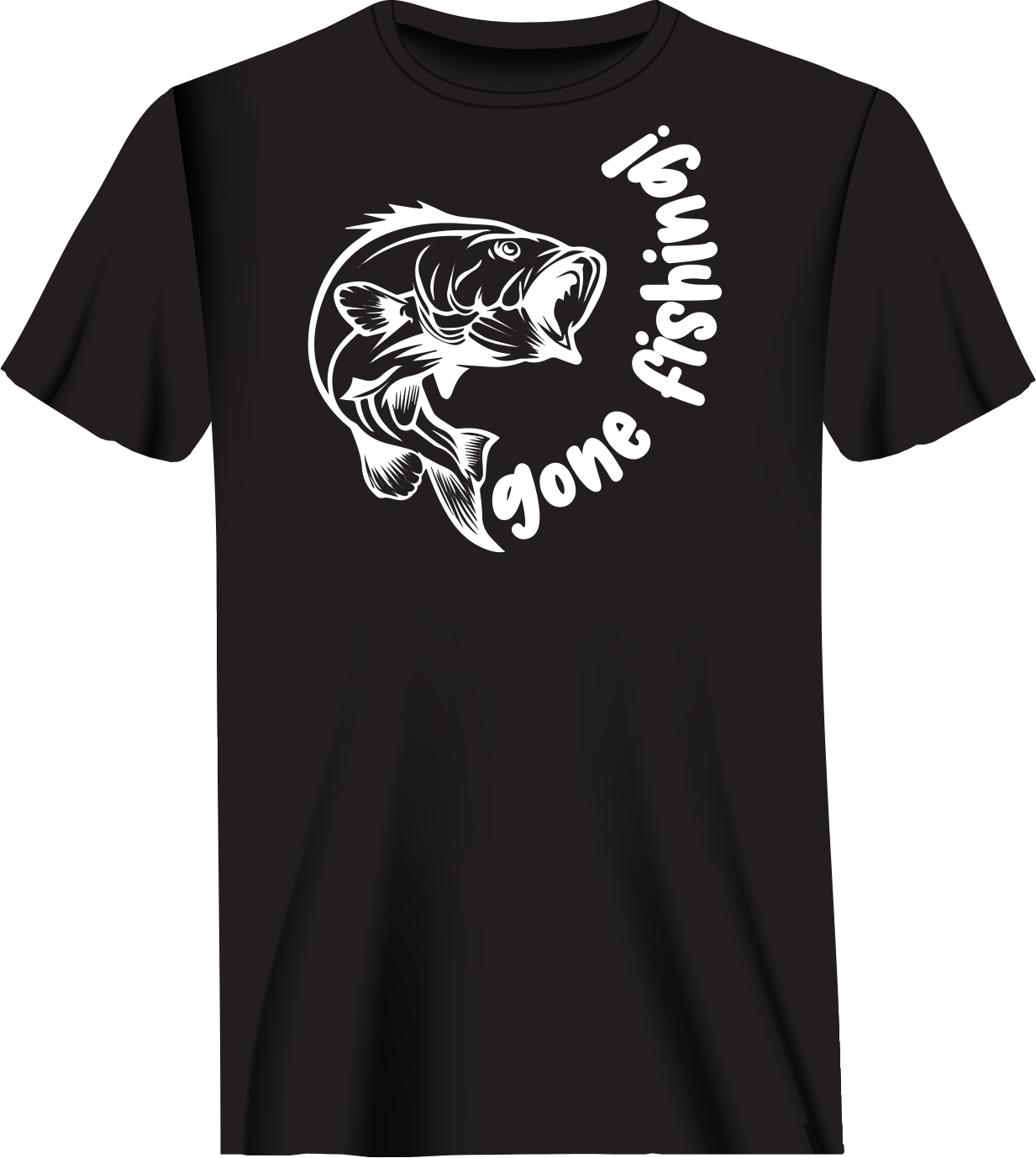 Gone Fishing v1 Man T-Shirt
