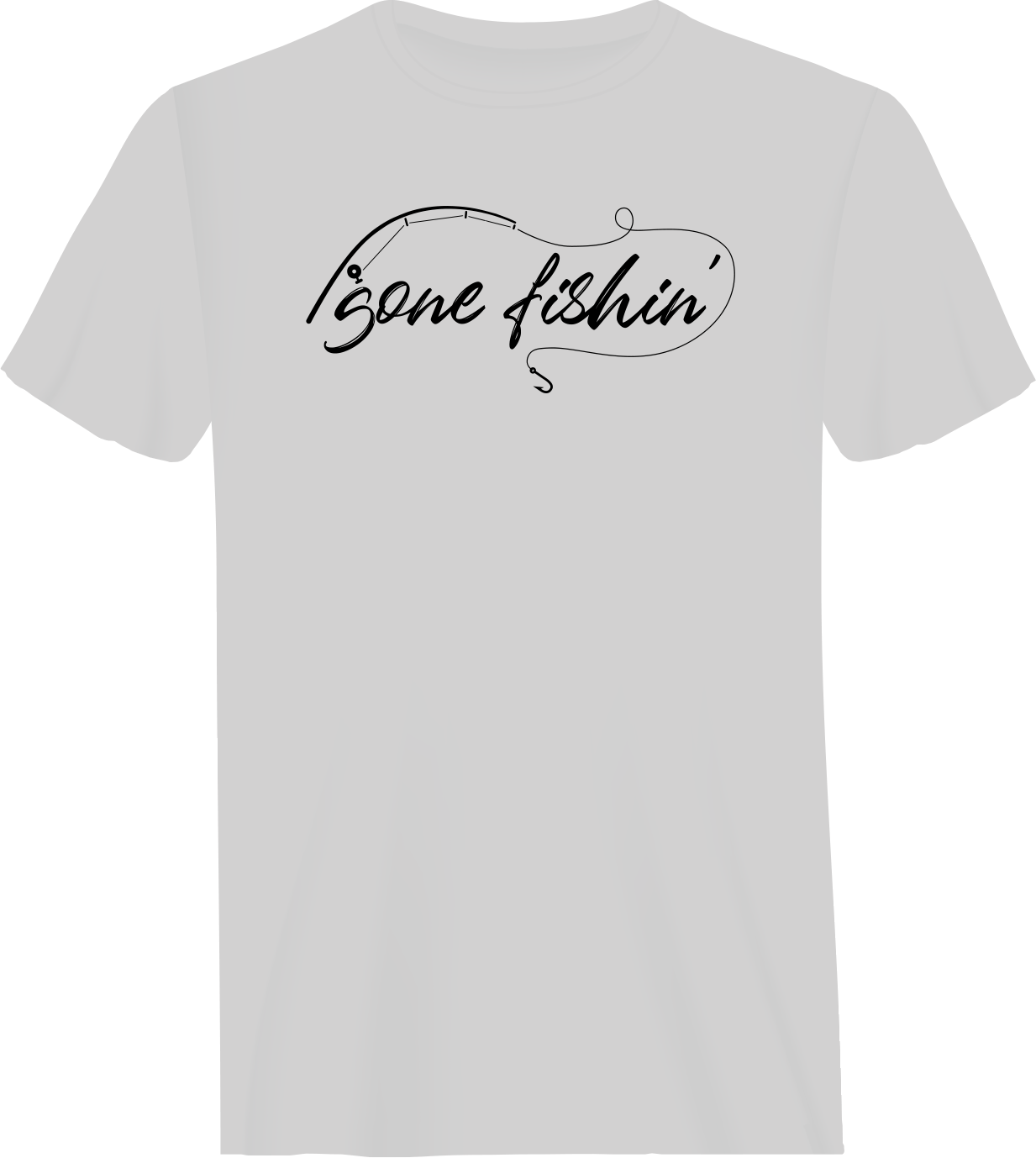 Gone Fishing v2 Man T-Shirt