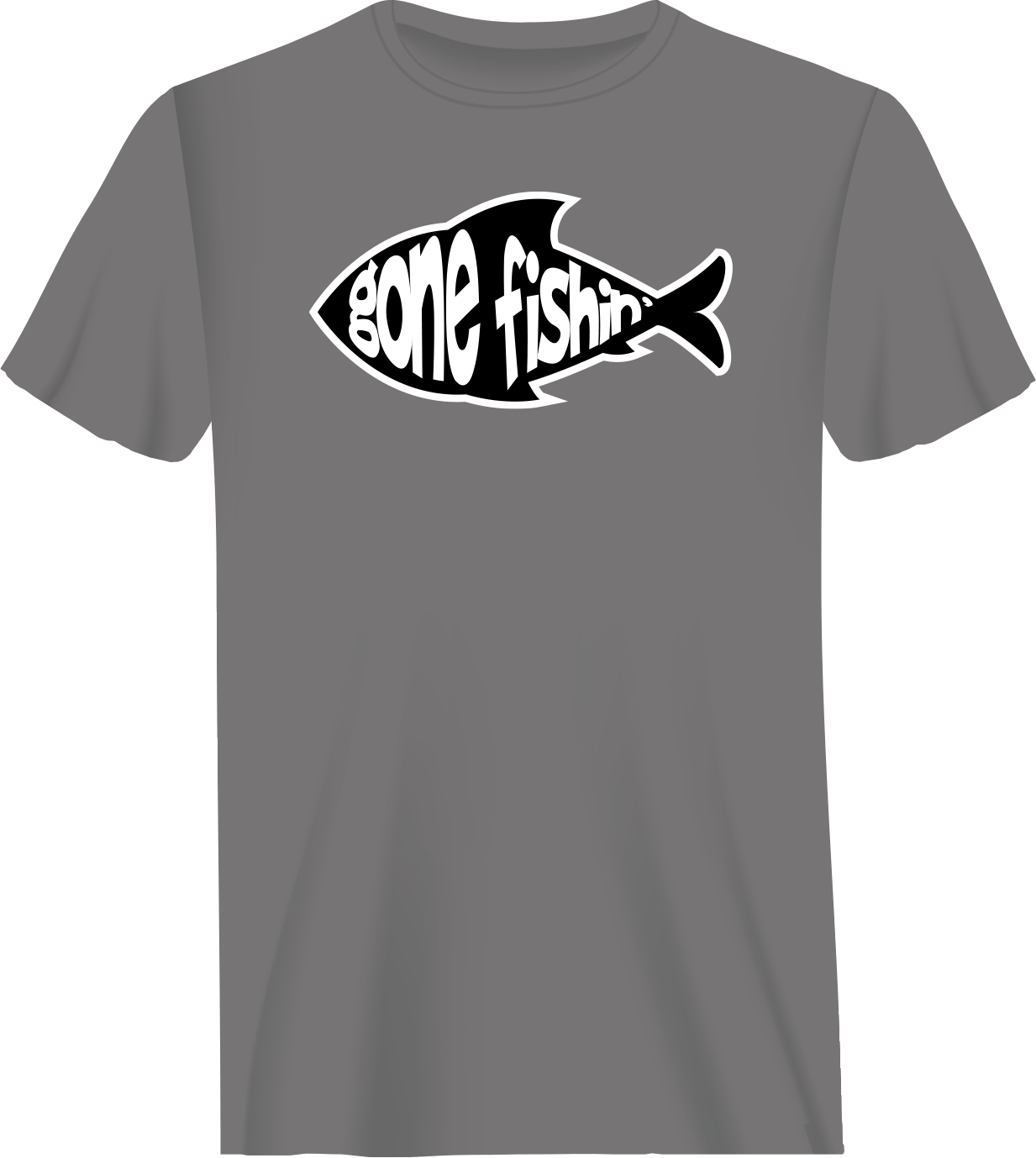 Gone Fishing v3 Man T-Shirt