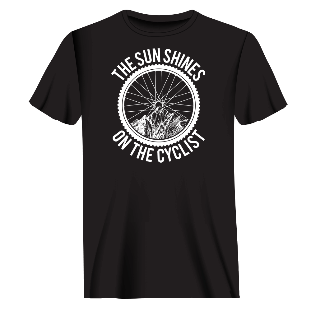 The Sun Shine On The Cyclist T-Shirt for Men