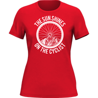Thumbnail for The Sun Shine On The Cyclist T-Shirt for Women