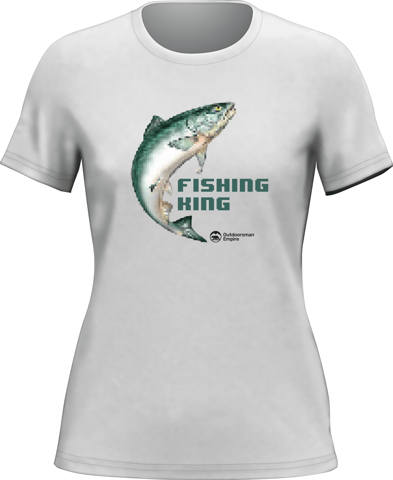 Fishing Pixelated T-Shirt for Women