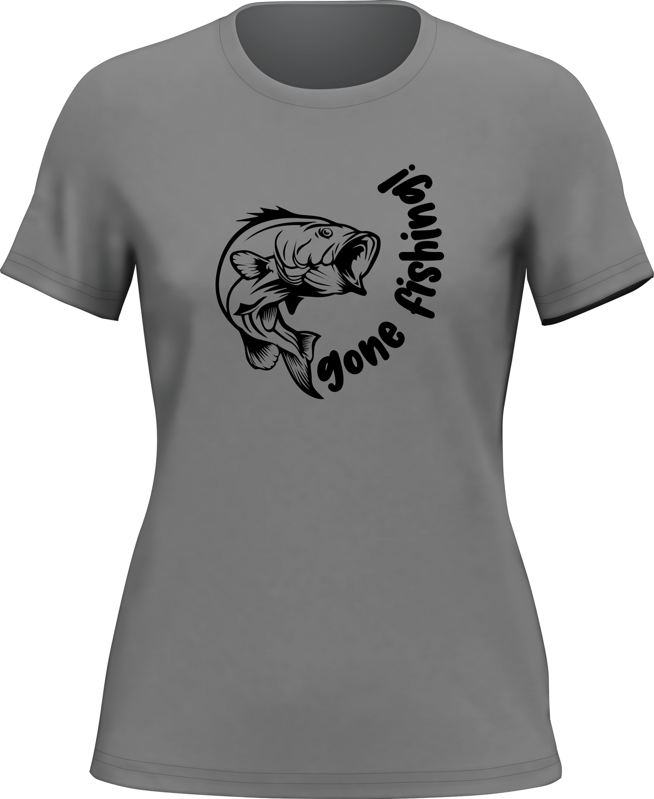 Gone Fishing v1 T-Shirt for Women