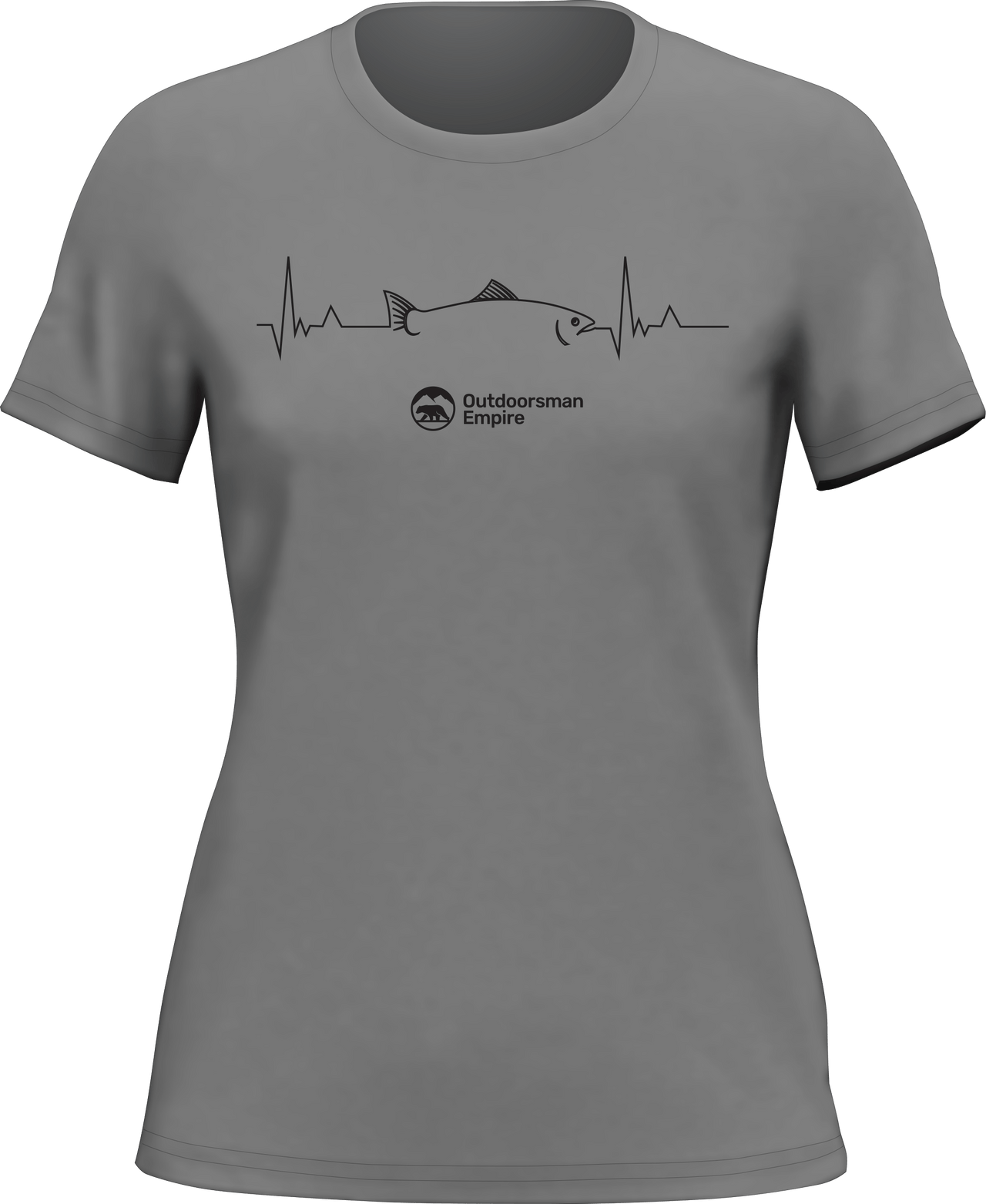 Fishing Cardiogram T-Shirt for Women