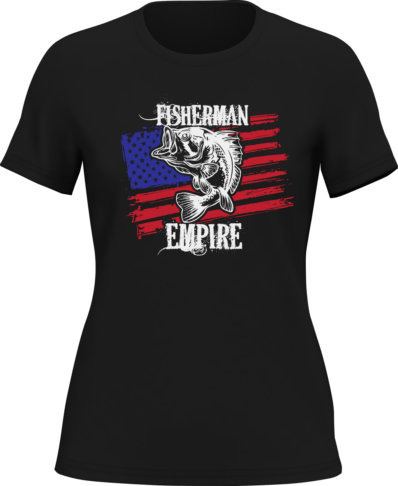 Fisherman American Empire Color T-Shirt for Women