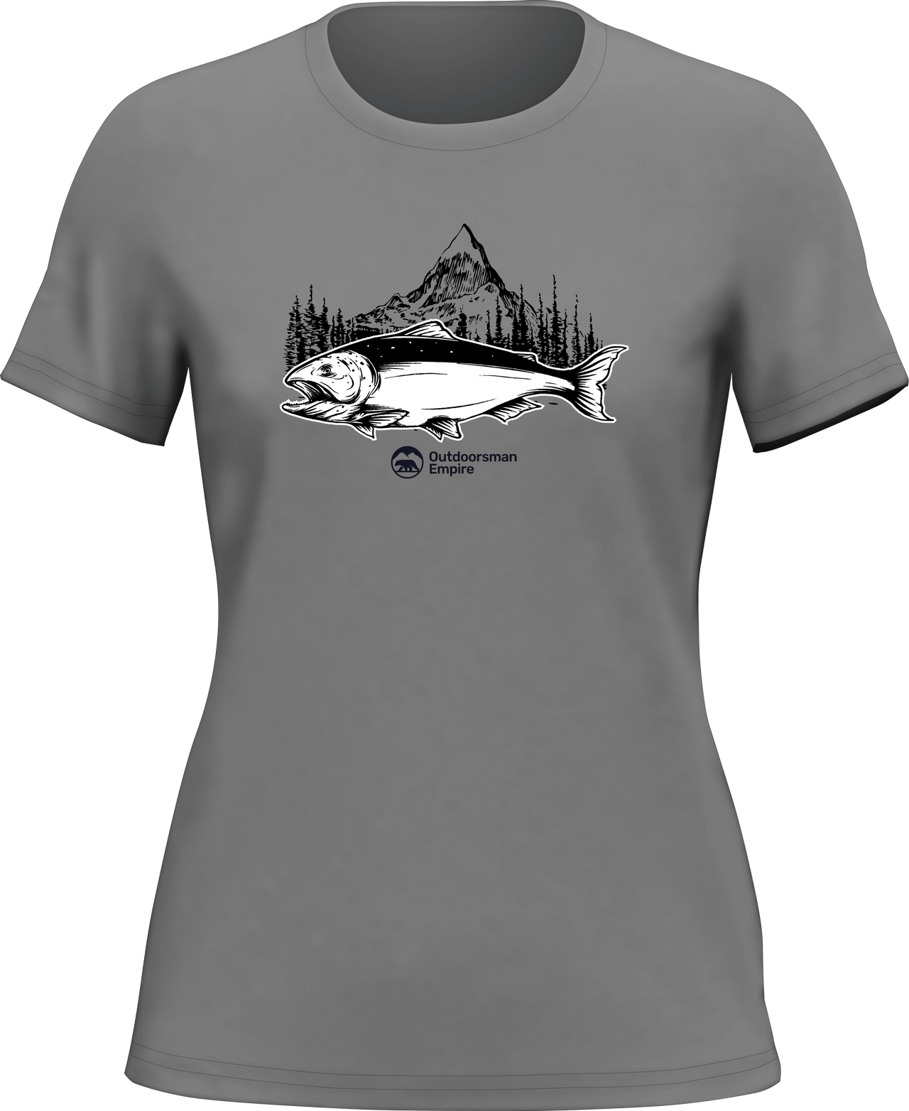 Fishing Mountain T-Shirt for Women