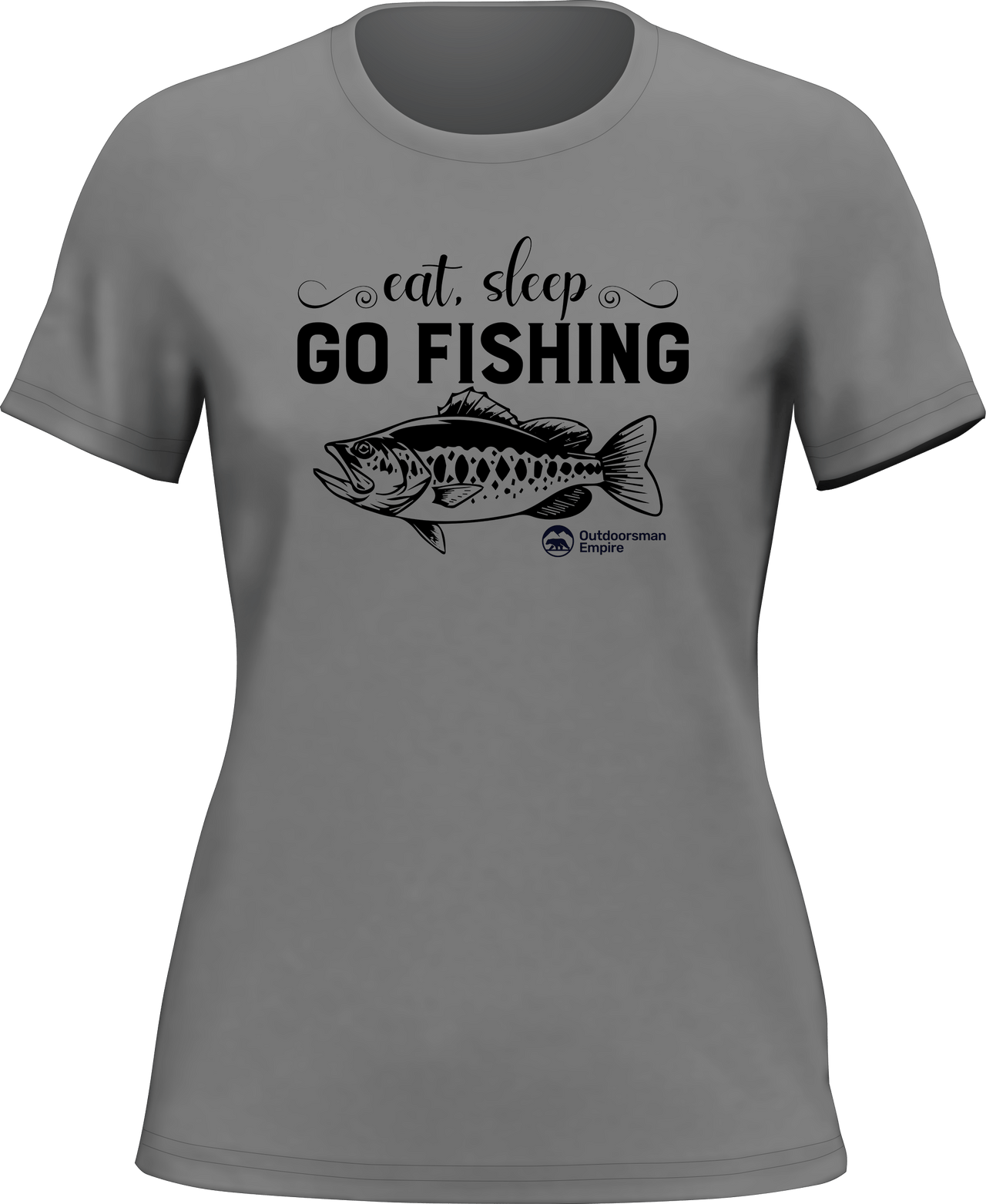 Eat Sleep Go Fishing T-Shirt for Women