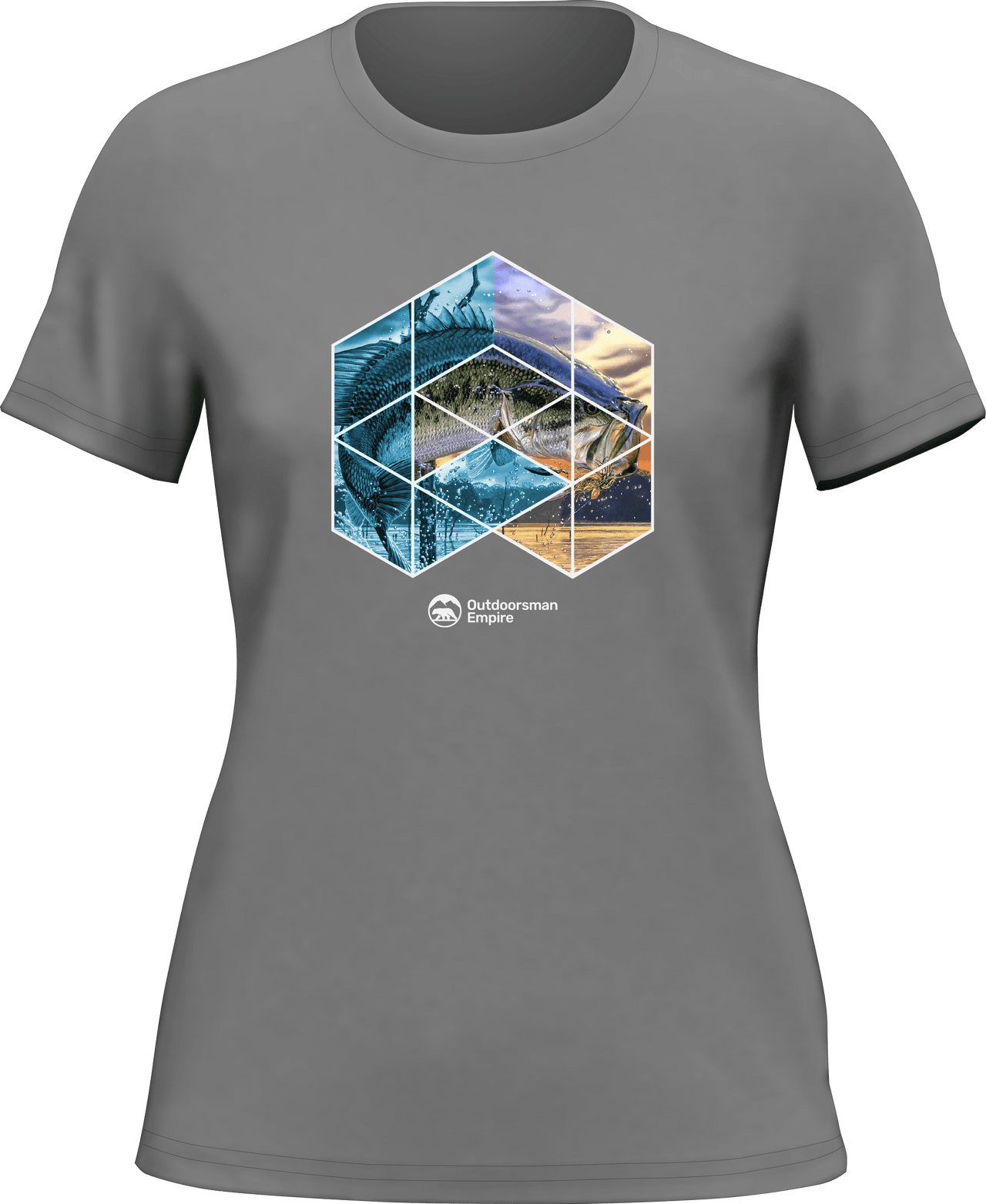 Fishing Geometry T-Shirt for Women
