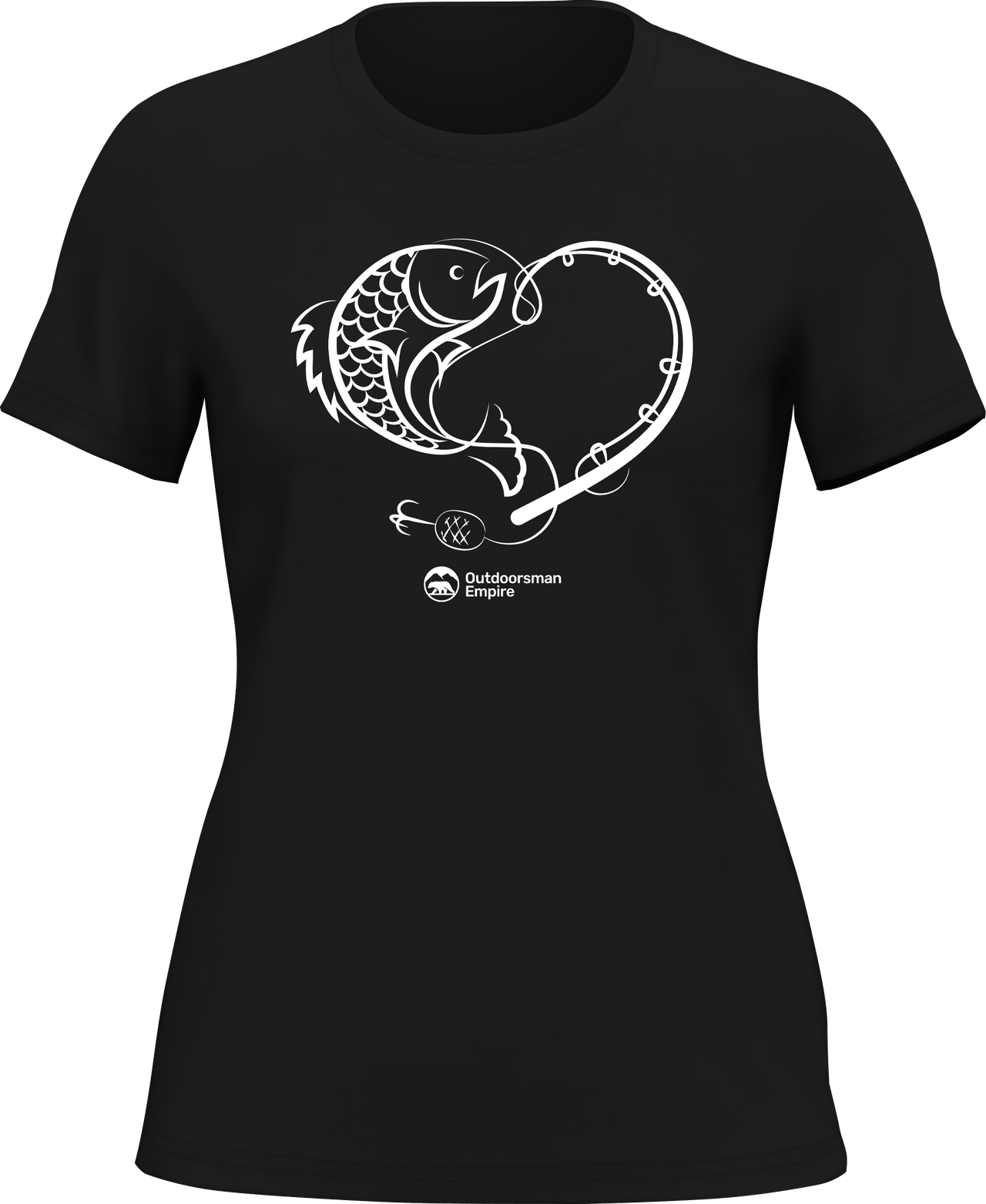 Fishing Heart T-Shirt for Women