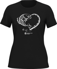 Thumbnail for Fishing Heart T-Shirt for Women