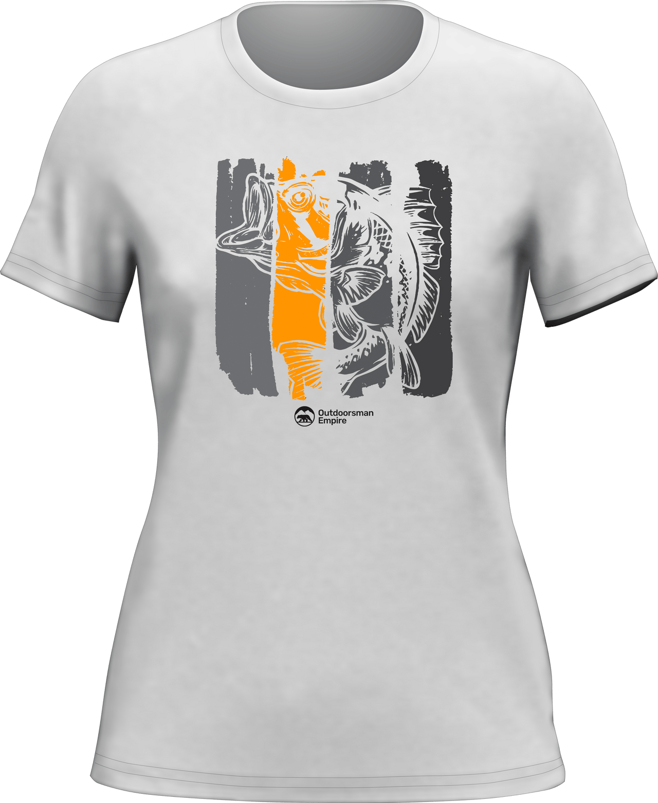 Fishing Grunge Bars T-Shirt for Women